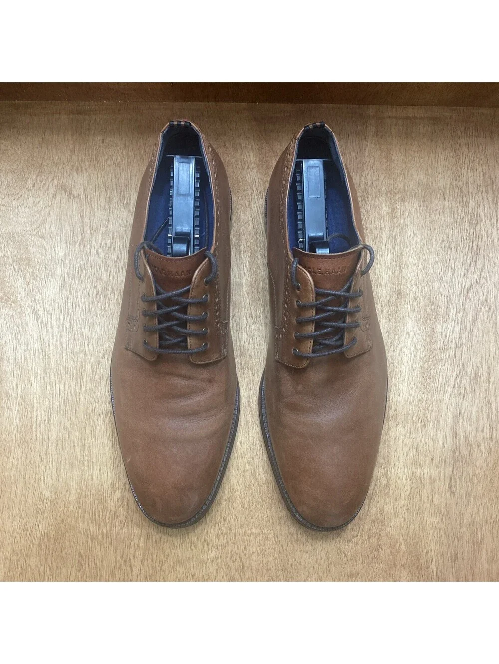 Cole Haan Grand 2.0 Shoes Mens Size 9.5 M Brown Leather C30626 Casual Preppy